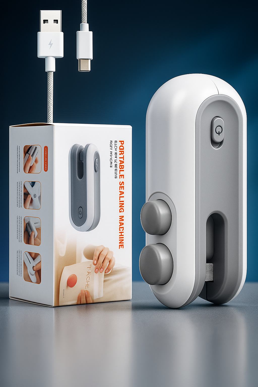 2 in 1 Usb Sealer Machine