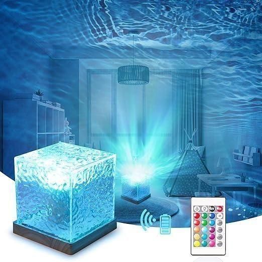 Rotating Night Light Aura Lamp