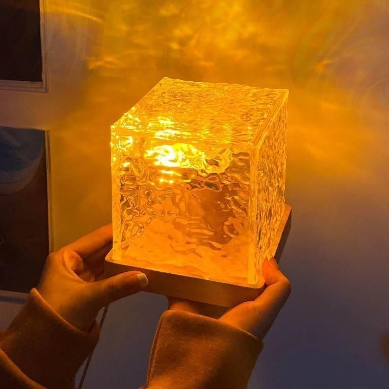 Rotating Night Light Aura Lamp