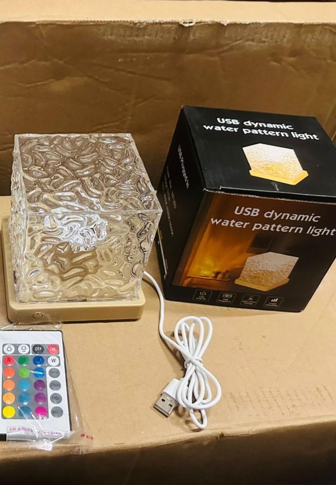 Rotating Night Light Aura Lamp