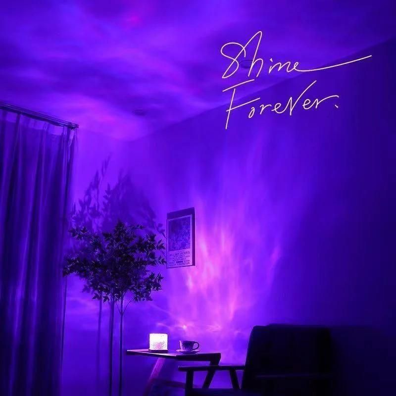 Rotating Night Light Aura Lamp