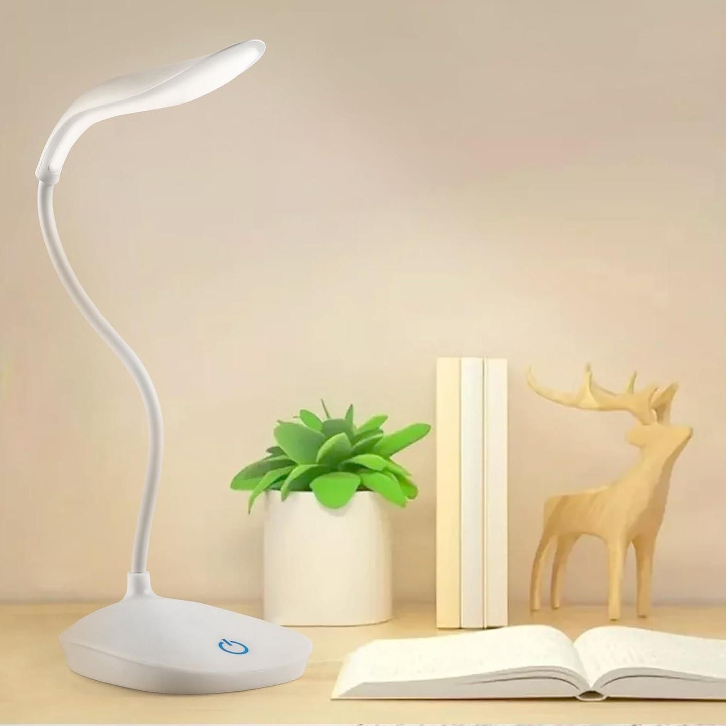 Gesto Plastic LED Study Lamp Rechargeable